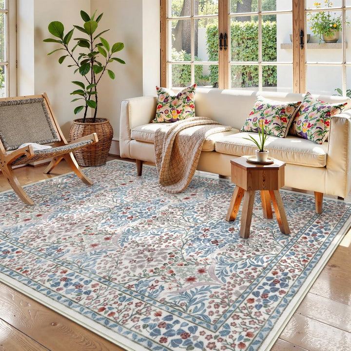 Floral Botanical Area Rug Stornfield