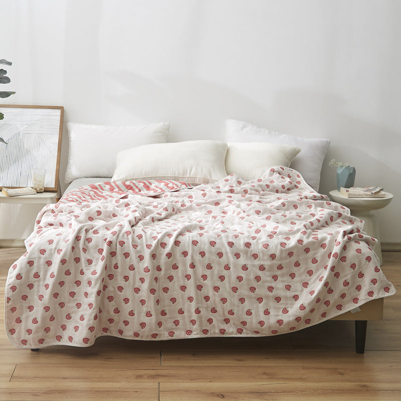 Women Elegant Blanket with Subtle Leaf Pattern Stornfield