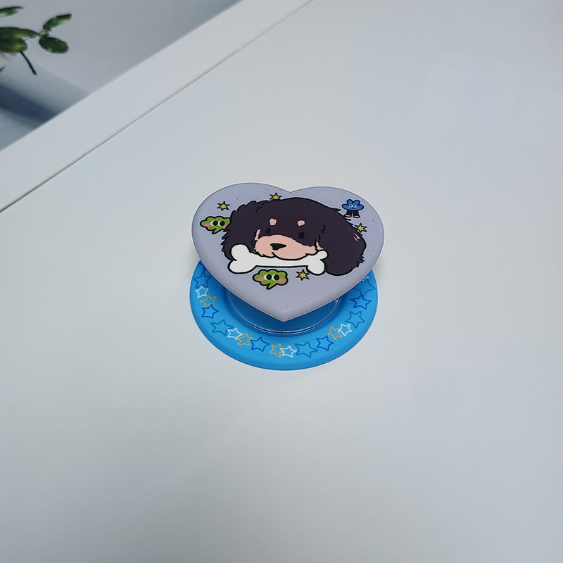 Heart-Shaped Character Phone Grip Stornfield