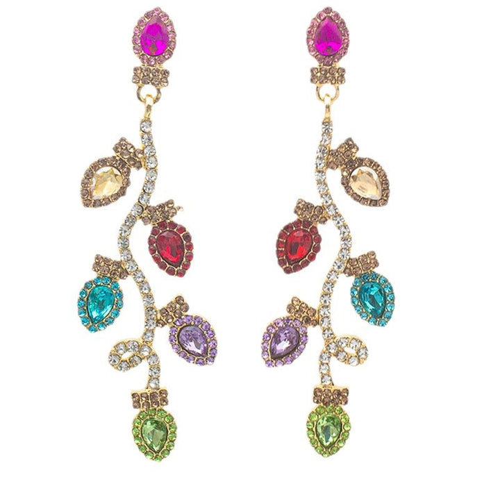 Vibrant Floral-Inspired Drop Earrings Stornfield