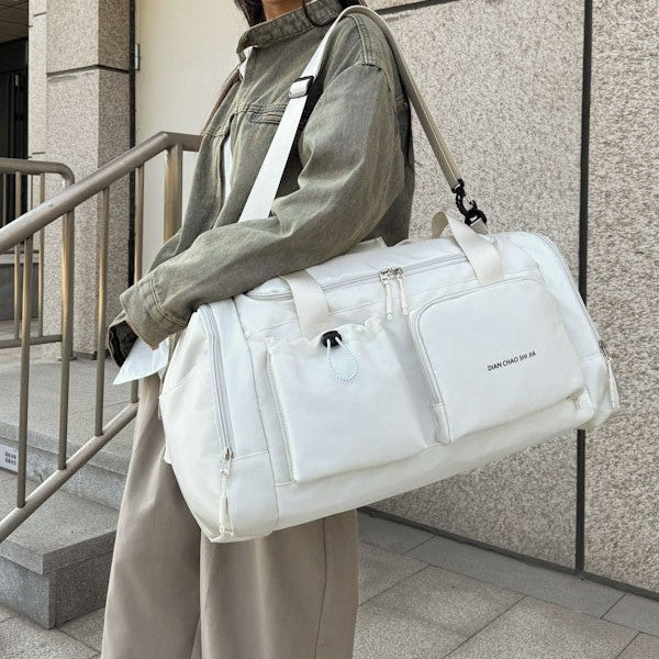 Spacious Multi-Compartment Sports Duffel Bag