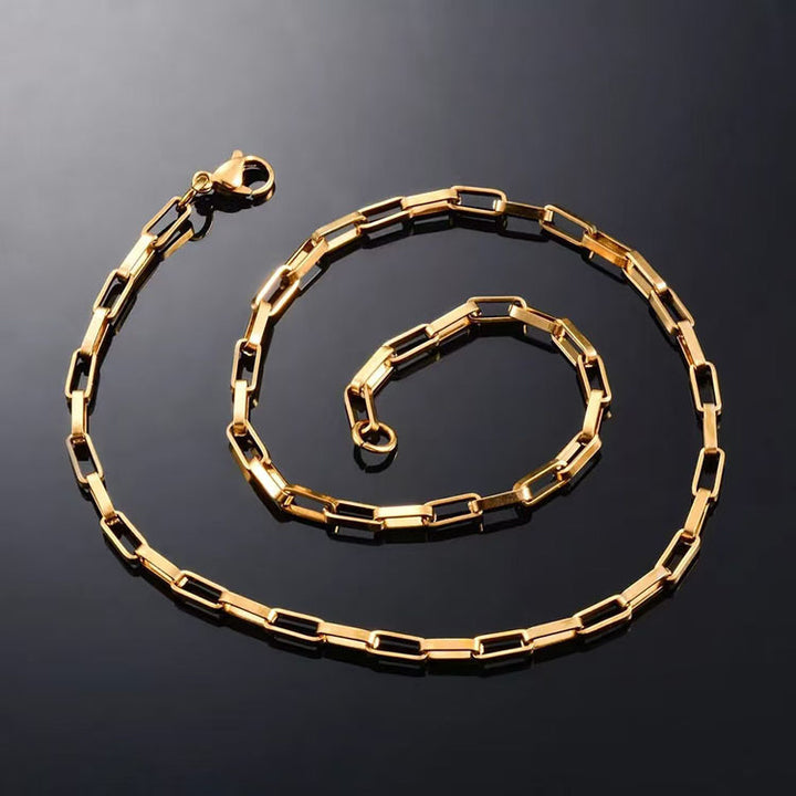 Chunky Rectangular Link Necklace Stornfield