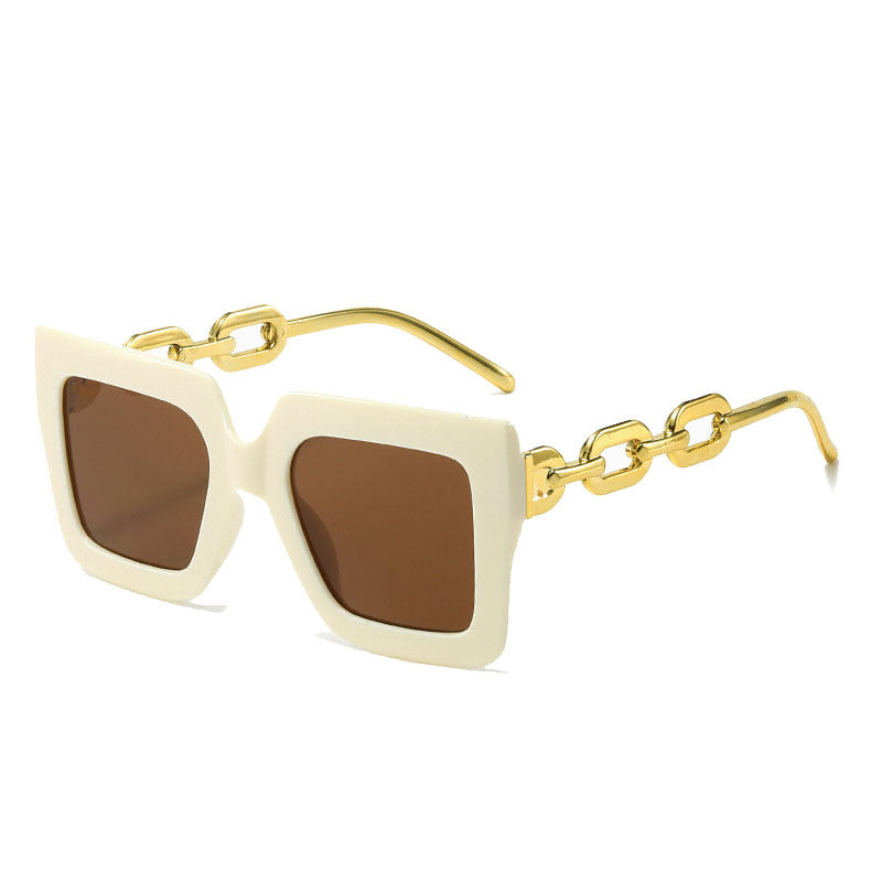 Women's sunglasses with eye-catching chain frame Stornfield