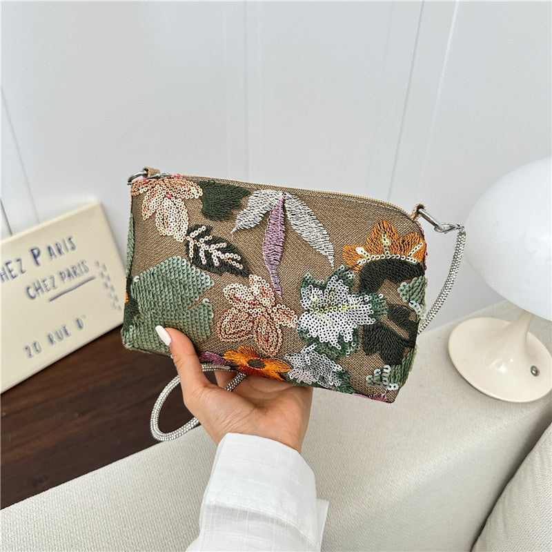 WoFloral Embellished Clutch Purse Stornfield