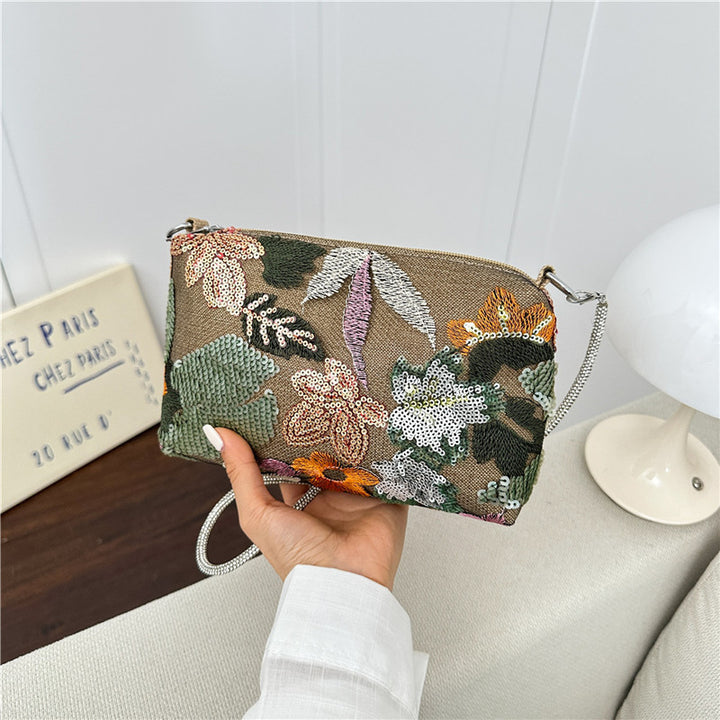 WoFloral Embellished Clutch Purse Stornfield