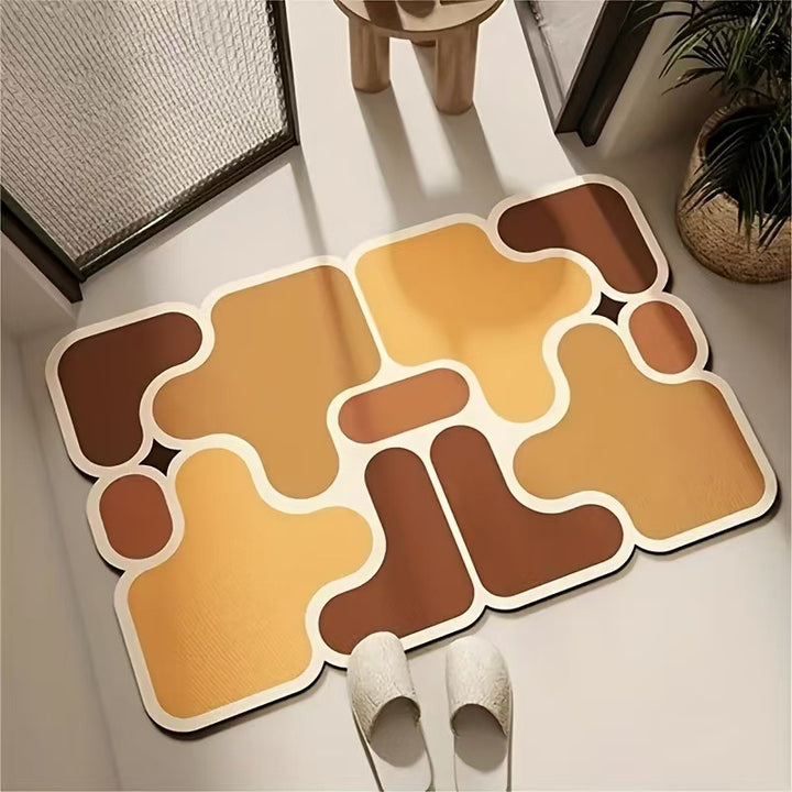 Modern Abstract Floor Mat Stornfield