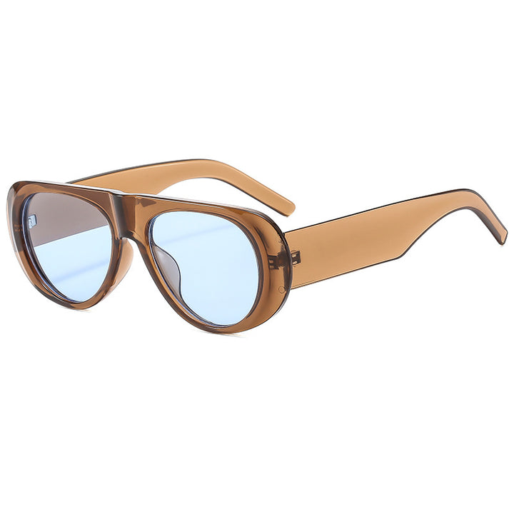 Contemporary Oversized Shield Sunglasses Stornfield