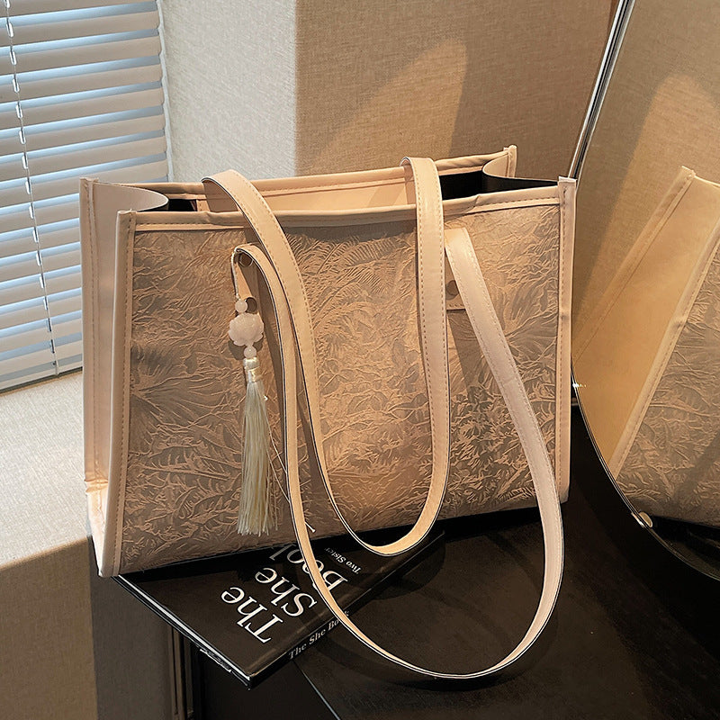 Elegant Textured Tote Bag