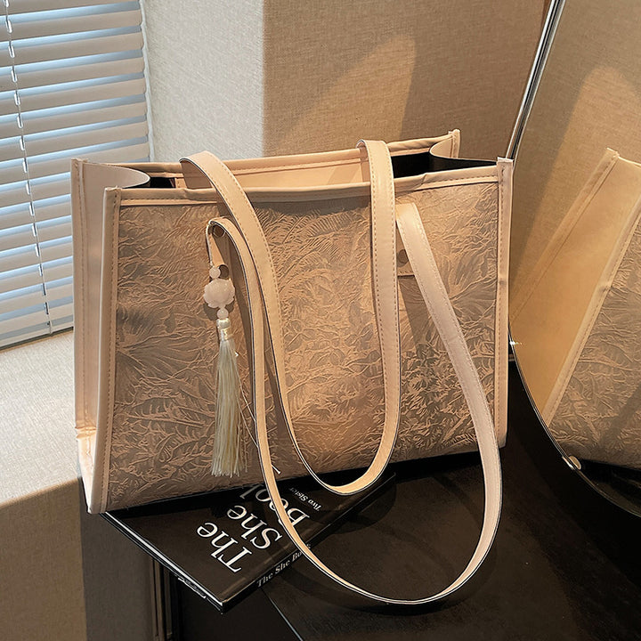 Elegant Textured Tote Bag