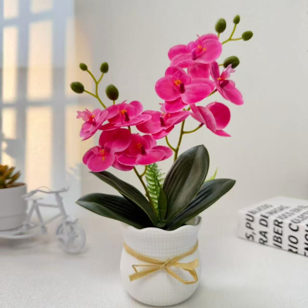 Realistic Decorative Orchid Plant