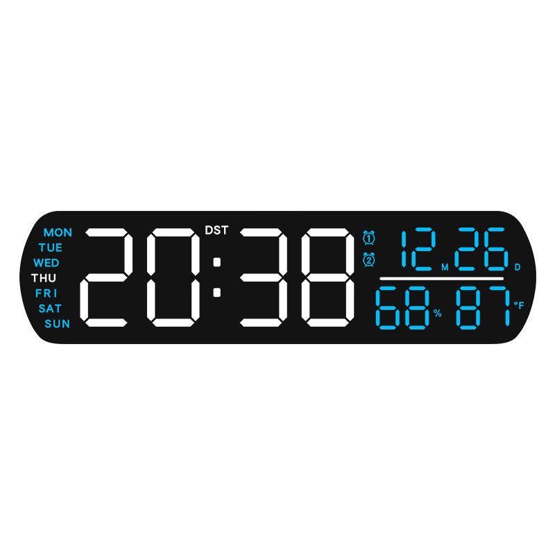Digital wall clock with temperature and hygrometer display Stornfield