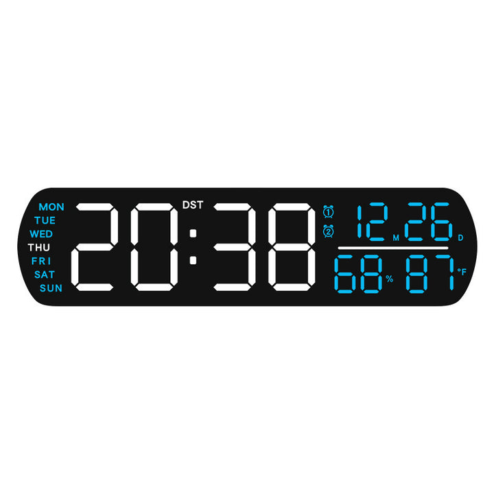 Digital wall clock with temperature and hygrometer display Stornfield