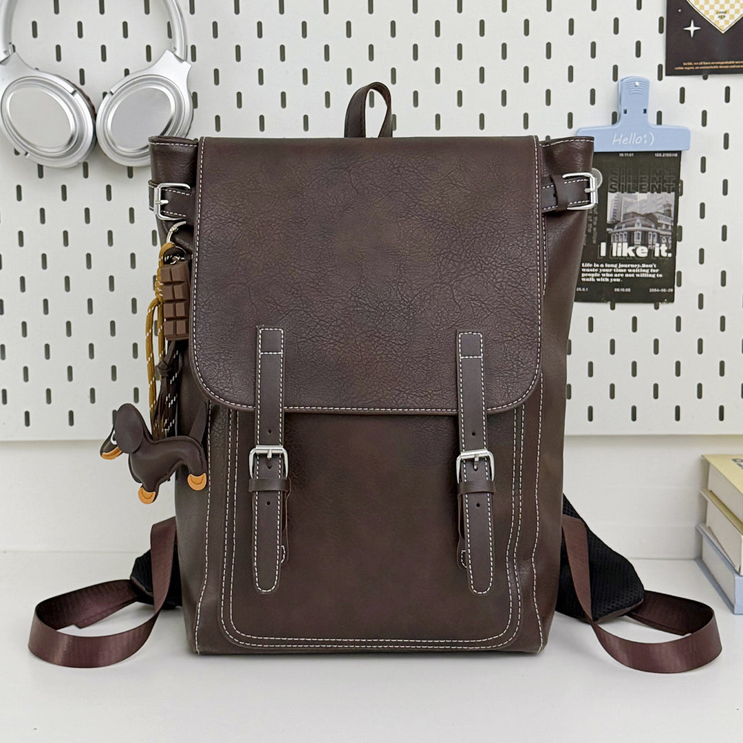 Vintage Style Leather Backpack Stornfield