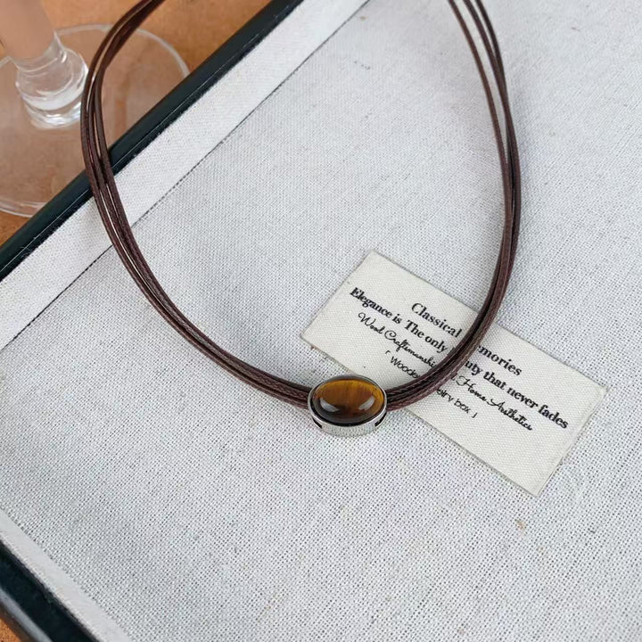 Tiger Eye Pendant Necklace Stornfield