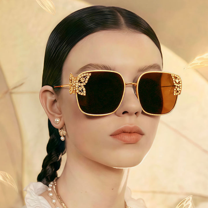 Ladies extravagant glasses with sparkling accents Stornfield