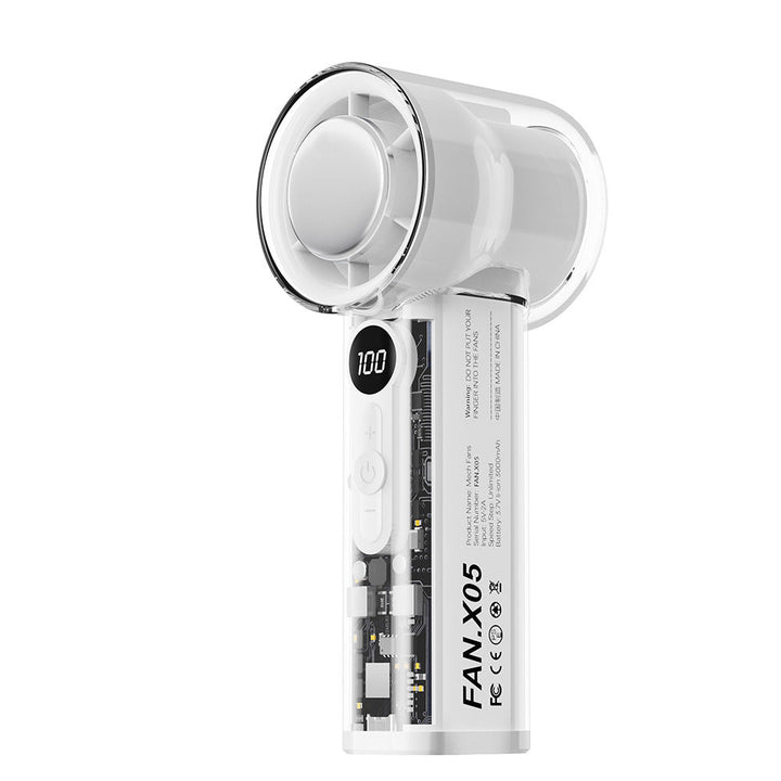 Women's Portable Transparent Mini Fan Stornfield