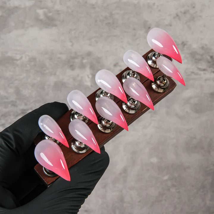 Stiletto Press-On Nail Set with Gradient Design