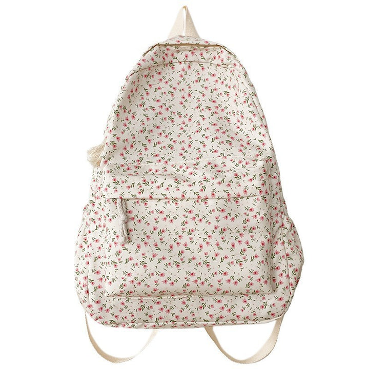 Floral Print Canvas Backpack Stornfield