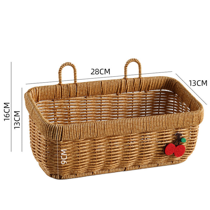 Handwoven Multi-Compartment Storage Basket Stornfield
