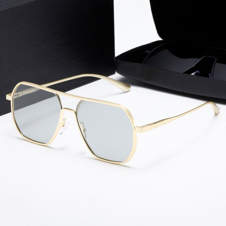 Women's innovative fashionable sunglasses with rectangular frame Stornfield