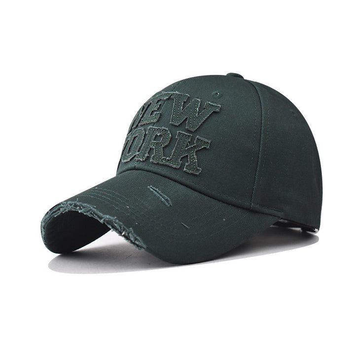 Women's Distressed Embroidered Baseball Cap Stornfield