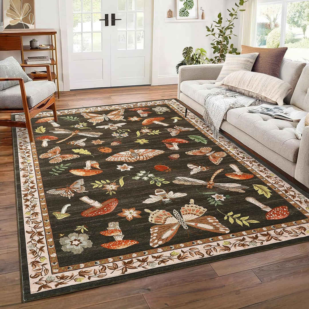 Nature-Inspired Decorative Area Rug