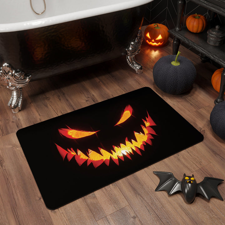 Halloween Themed Bathroom Mat