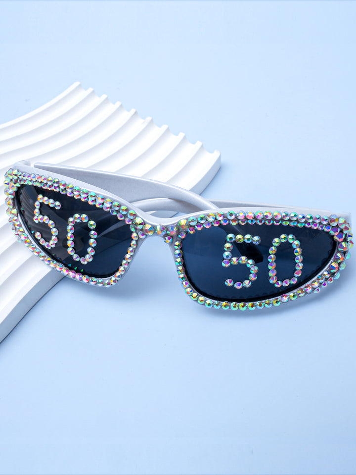 Statement Swarovski Crystal Embellished Sunglasses Stornfield