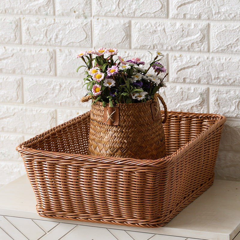 Handwoven Rustic Storage Basket with Ergonomic Design Stornfield