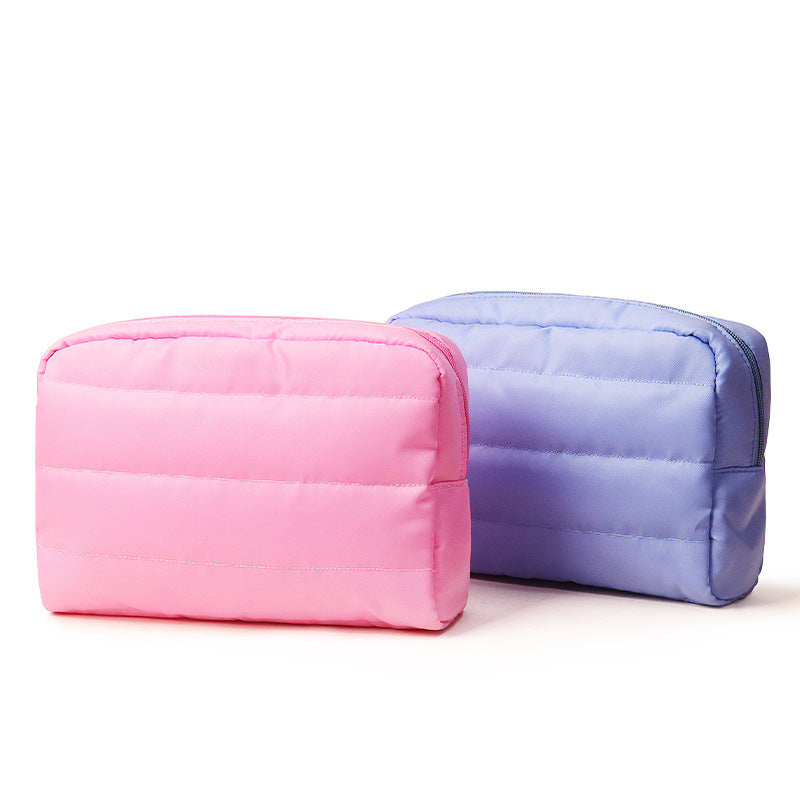 Quilted Travel Toiletry Pouch