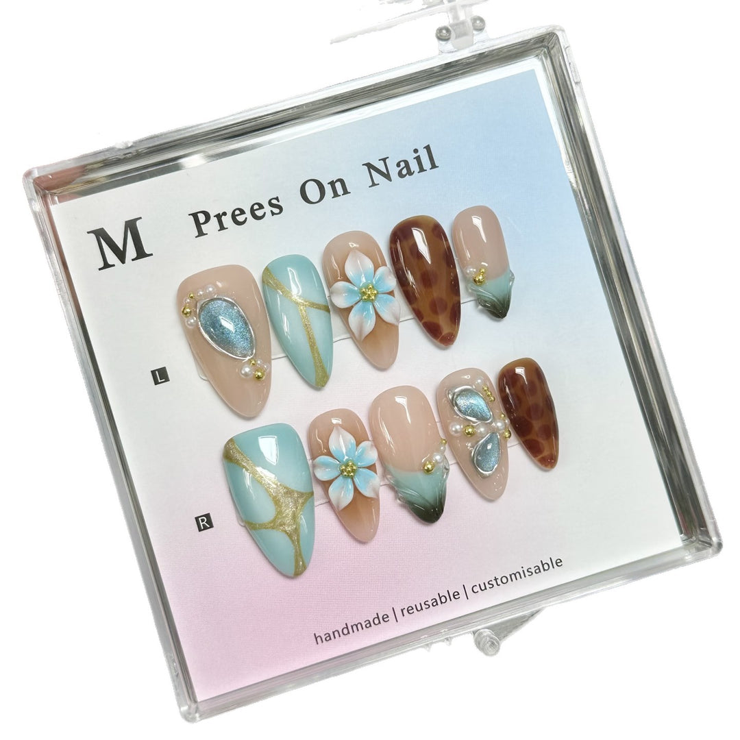 Customizable Handmade Press-On Nail Set  1791773862