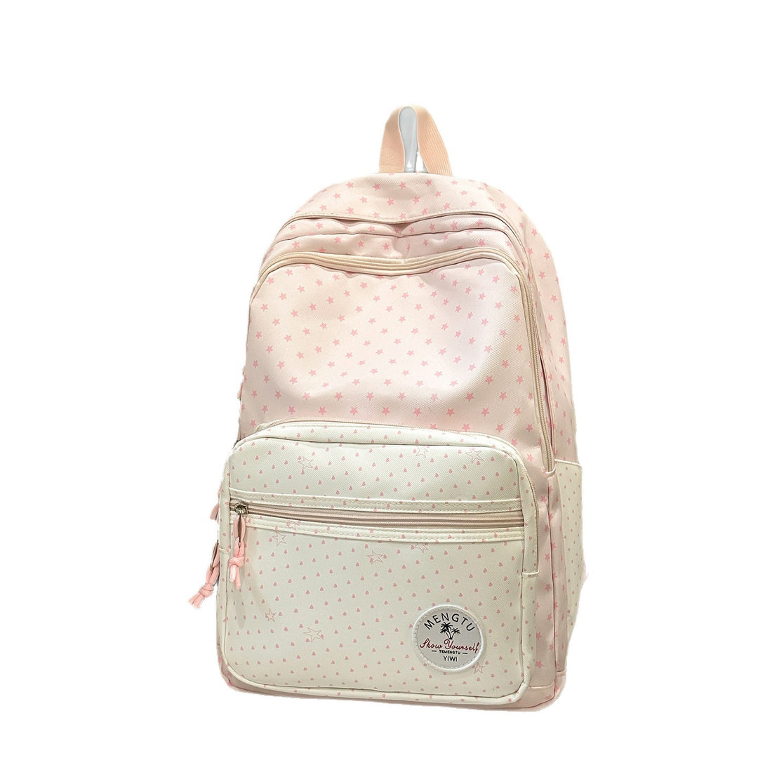 Whimsical Star-Patterned School Backpack Stornfield