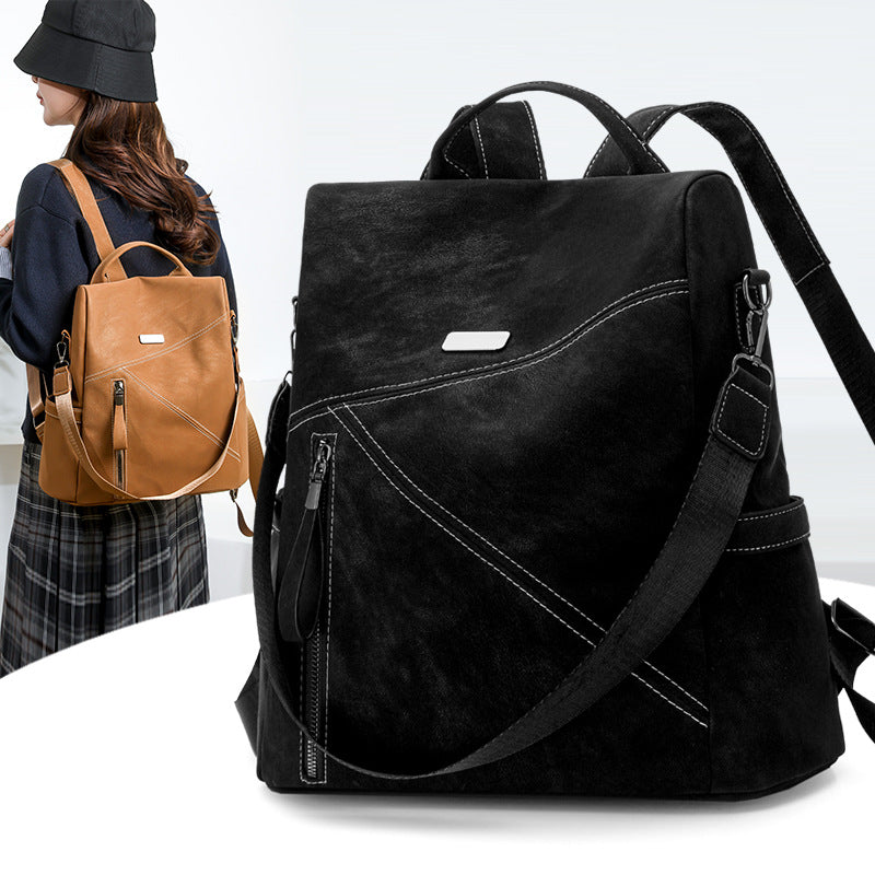 Multi-Functional Leather Backpack Stornfield