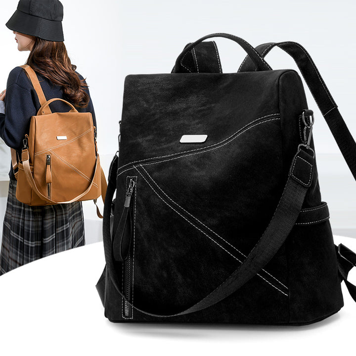 Multi-Functional Leather Backpack Stornfield