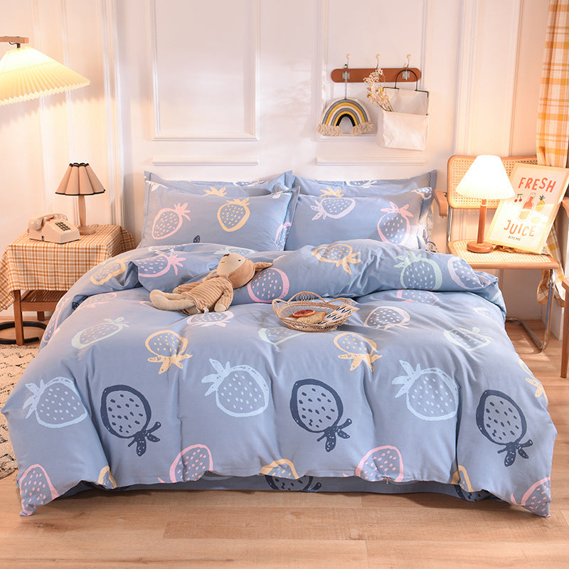 Luxury Striped Bedding Set