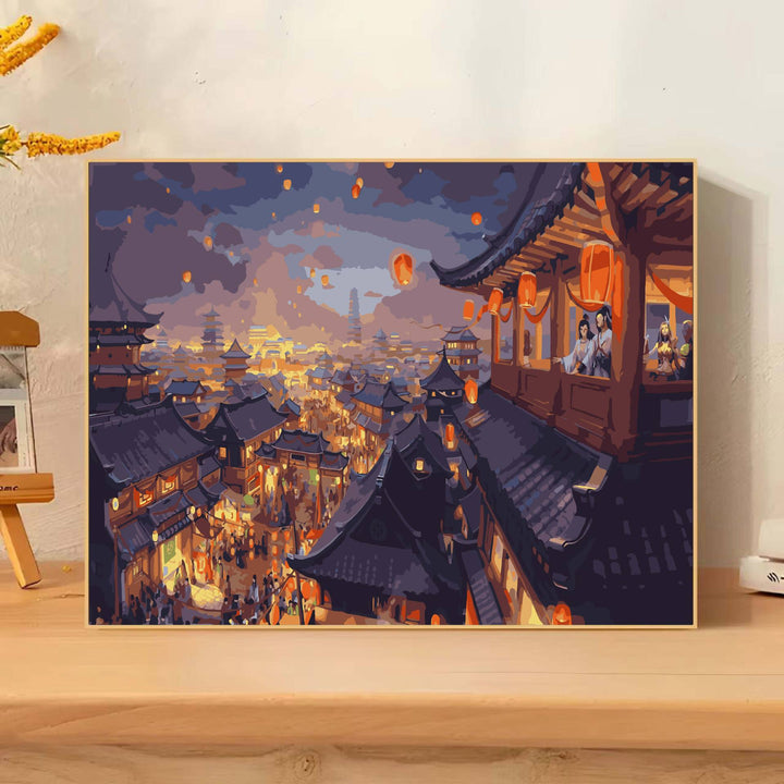 Scenic Landscape Art Canvas Print Stornfield