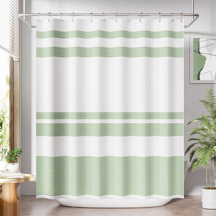 Modern Striped Shower Curtain Stornfield