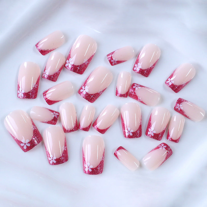 Floral Gradient Nail Art Stornfield