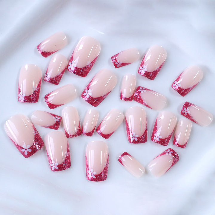Floral Gradient Nail Art Stornfield