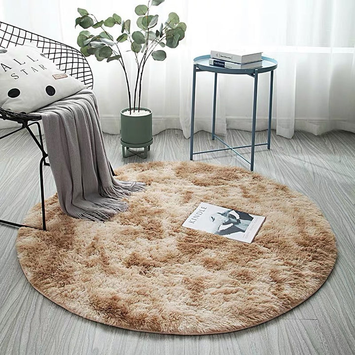Round Soft Plush Area Rug
