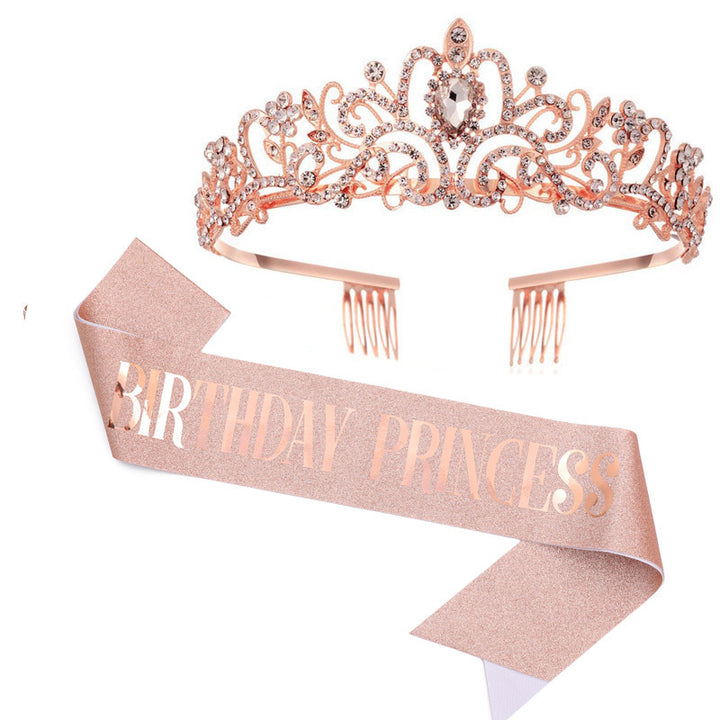 Women's Birthday Sash with Glitter Design Stornfield