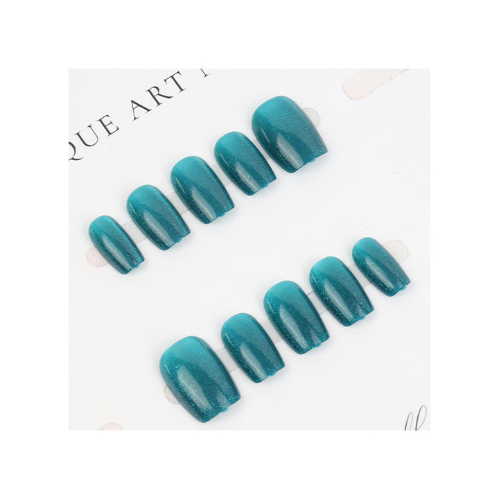 Glossy Short Press-On Nail Kit Stornfield