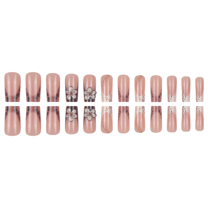Floral Design Press-On Nails Stornfield