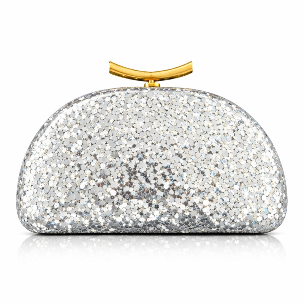 Marbled Acrylic Evening Clutch
