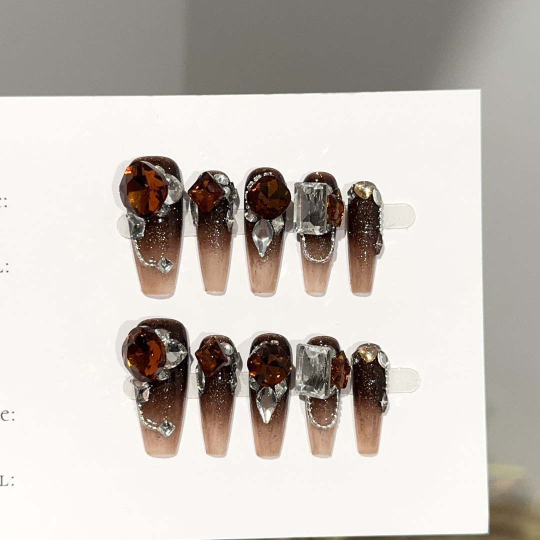 Decorative Press-On Nail Art Set