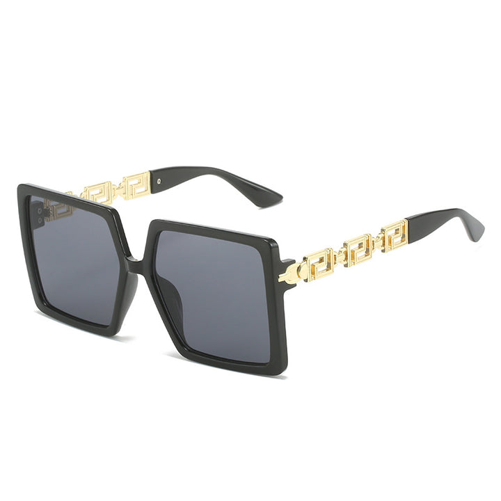 Ladies square sunglasses with luxurious accents Stornfield