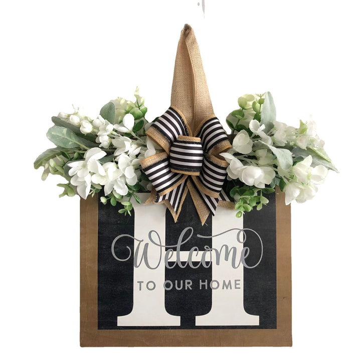 Customizable Welcome Door Sign