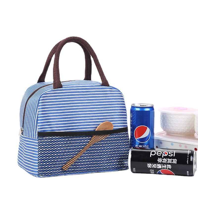 Cooling insulated bag with stylish striped pattern Stornfield