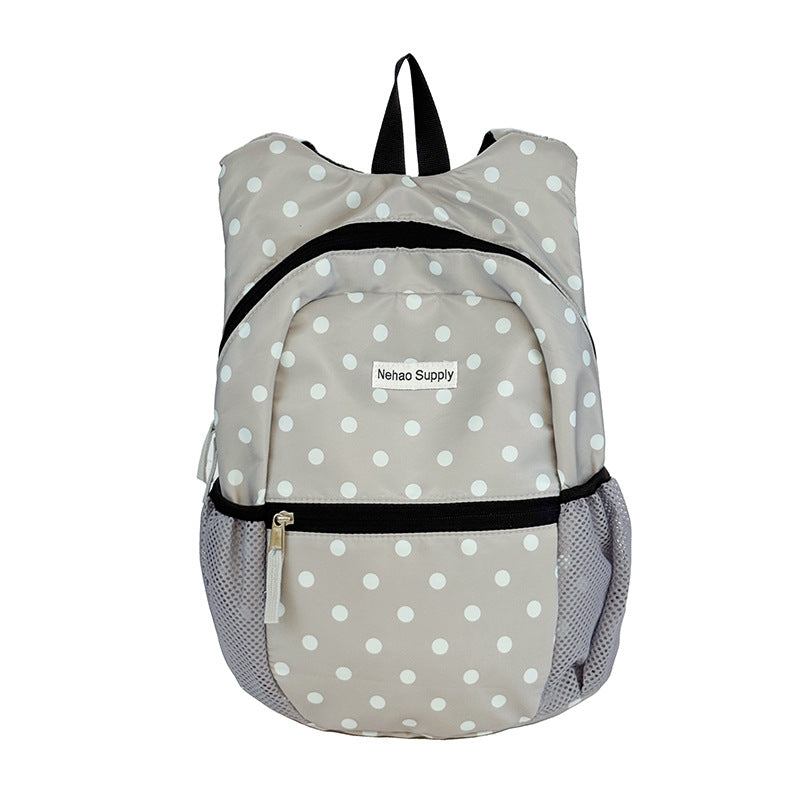 Playful Polka Dot Patterned Backpack Stornfield