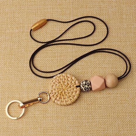 Decorative Bead Keychain Holder Stornfield